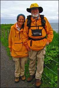 Photo of Fred & Donna Austin on the Fife Coast Path
