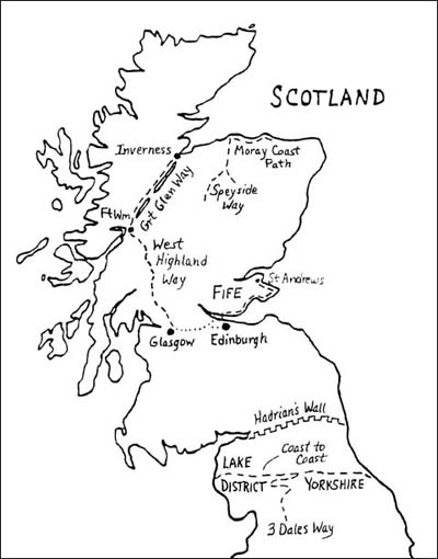 Map of England